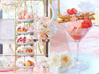 【スペシャリテ付】桜色のストロベリーアフタヌーンティー（平日）