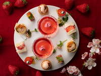 【WEB限定】🌸🍓アフタヌーンティー＋メッセージプレート＋ポテト付