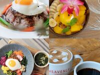 【HEAVENLYシーズナルランチプラン】4種から選べるメインとシーズナルアサイーボウル　1ドリンク