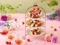 苺づくしのアフタヌーンティーセット(14:30受付)