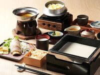 平日限定価格/全8種【椿／季節の豆腐和食コース】『出来立てひとひの豆腐』『和牛の雲丹しゃぶ小鍋』『湯葉の羽釜ご飯とろゆばの餡かけ仕立て』