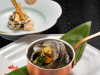 3/6- 黒毛和牛 特別季節懐石｜サザエとヒレステーキ100ｇ