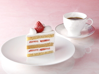 Super Amaou Shortcake Geisha coffee set