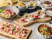 【1/31～2/28限定！3時間プラン！】女子会におすすめ★シェアスタイルで楽しむ！ビール付き飲み放題&生ハム食べ放題クイーンコース