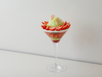 【[March1-] Dessert Set】Sakura and Strawberry Parfait  + Coffee or Tea