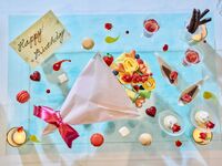 【歓送迎会　お祝いプレート付×個室確約】ケヤキ並木と季節を愉しむコース～国産牛サーロインを堪能～