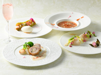 [Sakura x Spring Flavors] Premium Course Featuring Cherry Blossoms, Including Japanese Black Beef (3/31, 4/2)