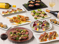 旬の食材を使用した季節のパーティープラン　2時間飲み放題　3月～