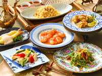 Web予約限定ミニ杏仁豆腐特典付き【個人盛】メイン料理を四品選べる・セレクトランチコース