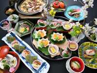 桜薫る春の彩り特撰会席　税込22,000円