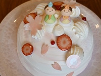 [Seasonal Limited Edition] Hinamatsuri Cake (Size 4)