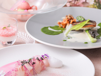 ＜土日祝ランチ＞[公式HP]こぼれスパークリングワイン付グラマシープリフィクス　お好みでお選びいただけるメイン料理