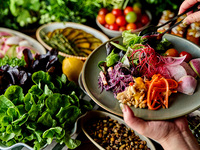 Starting April 1st [Weekday Only ★ Salad Buffet] Popular Lunch! Enjoy a healthy and satisfying lunch with plenty of colorful vegetables ♪ Salad buffet includes dessert and coffee (buffet only)