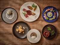 [Signature Dinner Course] Enjoy charcoal-grilled Kumamoto Akagyu beef and ingredients from all over Kyushu in a total of 7 dishes