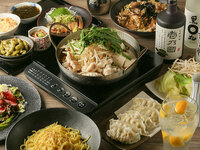 ◎春の歓送迎会【厳選素材＆”博多もつ鍋”プレミアムコース】《贅沢宴会！特選素材ともつ鍋を味わう★プレミアム飲み放題★》／主役が喜ぶ2つの特典付き！