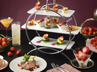 【早割】〈土・日・祝ティータイム〉春限定ハイティー”STRAWBERRY ESSENCE”☆紅茶＆ノンアルコールドリンクフリーフロー90分間付き！早割☆