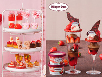 ★特別タイムセール10%OFF★【平日/通常席】◇苺＆チョコレートのパフェ付き◇乾杯は苺のスパークリングワイン！いちごとスウィートベアのアフタヌーンティー　