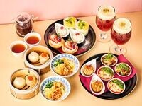 15時 【厳選中国茶が飲めるカフェフリー付き】　春のチャイニーズアフタヌーンティー 