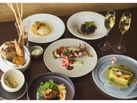 【Symphony】Lobster × Domestic Beef Fillet: Luxurious Double Main Course Spring Seasonal Course + 5-Glass Champagne Pairing