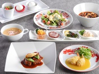 ＜豊楽／ランチ＞牛肉炒めや麻婆豆腐、デザート3種＋コーヒーなど全8品＋ノンアルコール中国茶カクテル飲み放題（3/1～）