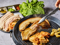 お食事のみ【熟成国産豚肉・サムギョプサル】マッコリ＆テンジャンで仕込んだオリジナル