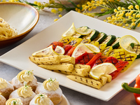 [Unlimited Time/All-You-Can-Drink Soft Drinks on Weekdays from March to May] Antipasto & Sweets Buffet ~Spring Mimosa Giallo~