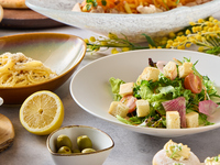 [Unlimited Time/All-You-Can-Drink Soft Drinks on Weekdays from March to May] Antipasto & Sweets Buffet ~Spring Mimosa Giallo~