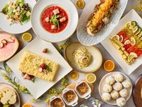 【3~5月/土日祝90分制】アンティパスト＆スイーツビュッフェ～春のミモザ・ジャッロ～