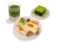 蛋三明治+飲料+抹茶提拉米蘇