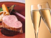 【平日・カジュアルランチ】乾杯酒付き！前菜・パスタ・国産豚・デザートまでの 全4品ランチ -MANGIARE-
