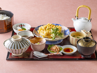 Special Set Meal - Fresh Sakura Shrimp Kakiage Set Meal -