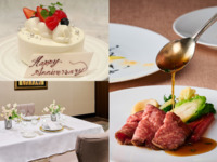 【個室確約】アニバーサリーケーキと花束でお祝い◇乾杯酒のついた厳選食材の豪華ディナー-CHEF'S-