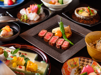 [Kuribayashi Kaiseki Course 22,000 yen] For entertaining or celebrations, enjoy the pleasure of luxurious ingredients and the art of Japanese cuisine. Private rooms are also available.