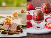 ♡メッセージプレート＆カフェフリープレゼント♡ストロベリー＆チョコレートのスイーツ3段スタンド付き＊春の食材を楽しむランチコース