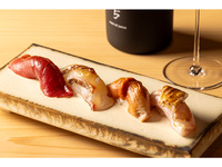 (Lunch) Nigiri course with Softdrinks Free flow (90 Mins.)