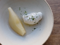 梨子蜜餞，略帶曲味