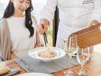 <窓際確約・テラスランチ>前菜・パスタ・メインディッシュとワゴンデザートランチ6,800円