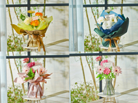 【お花ギフト】グラスブーケ