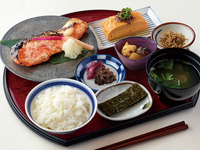 Today's grilled fish set meal