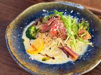 国産牛もも肉と野菜のレモンクリームパスタ（3/4よりスタート）