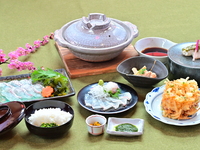 【ディナー】春限定　桜鯛づくし御膳