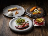 【Web予約 / 2時間飲み放題付き】選べる前菜とメインを含む全4品ディナーコース「チャード」（6名様～）