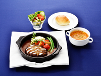 煮込みハンバーグセット