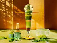 Matcha & Ganache “Layered Parfait” + Café Free Flow