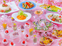 【4月土日祝】スイーツ＆ランチブッフェ「桜香る春スイーツと中国料理」