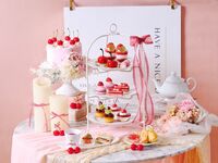 窓際確約！【平日】いちごとチェリーのアフタヌーンティー★苺のスパークリングワイン付き！