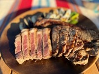 【特】はみ出し注意！特大牛シャリアピンステーキ 350g