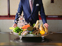 旬の味覚と鮑ディナーコース【極上牛フィレ】