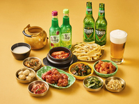 韓国総菜のパンチャンやキムチバーが食べ放題の『ポチャコース』