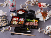 ◆【4/30迄★ラウンジで味わうお花見気分】桜ドリンク付き！桜お花見弁当＆桜デザート